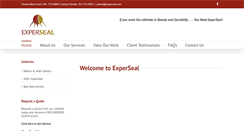 Desktop Screenshot of experseal.com